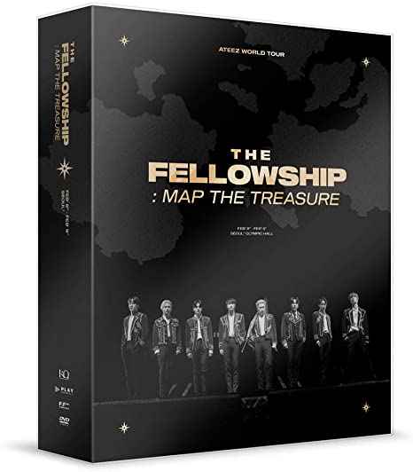LIBRO DE FOTOS Ateez World Tour The Fellowship: MAP The Treasure Seoul DVD